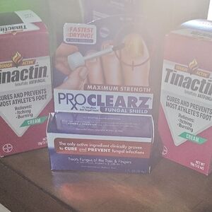 ProClearz Fungal Shield and Tinactin Antifungal Cream Set